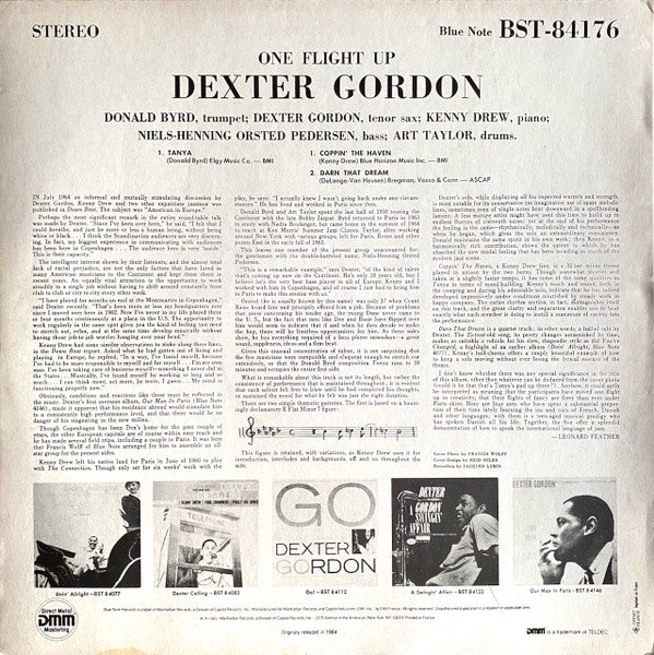 Dexter Gordon - One Flight Up