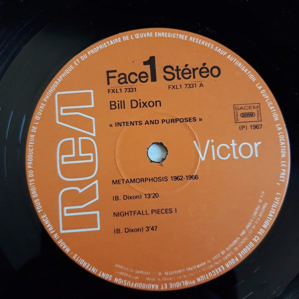 The Bill Dixon Orchestra - Intents And Purposes