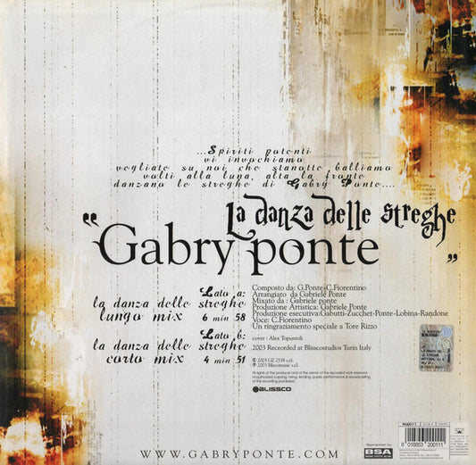 Gabry Ponte - La Danza Delle Streghe
