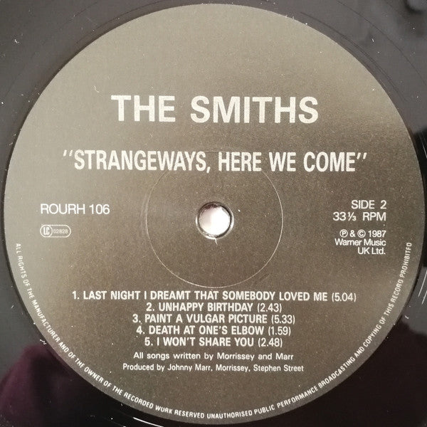 The Smiths - Strangeways, Here We Come (nuovo)