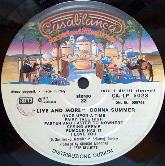 Donna Summer - Live And More