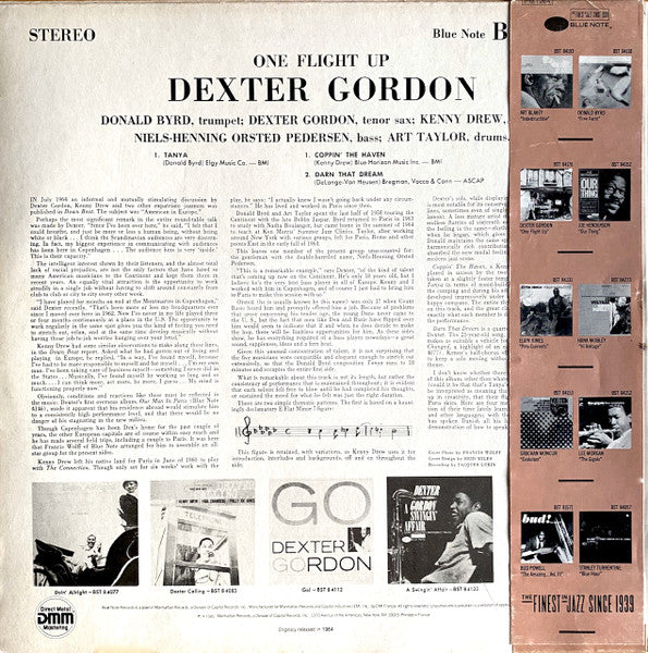 Dexter Gordon - One Flight Up