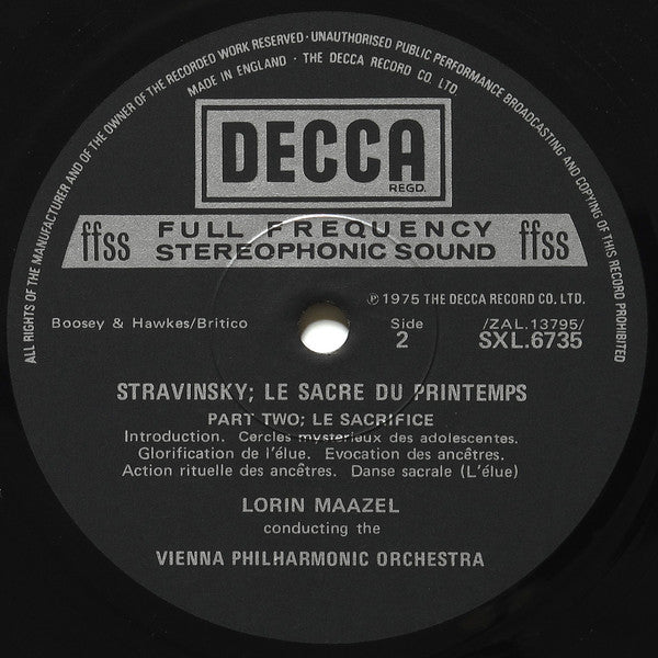 Igor Stravinsky - Le Sacre Du Printemps