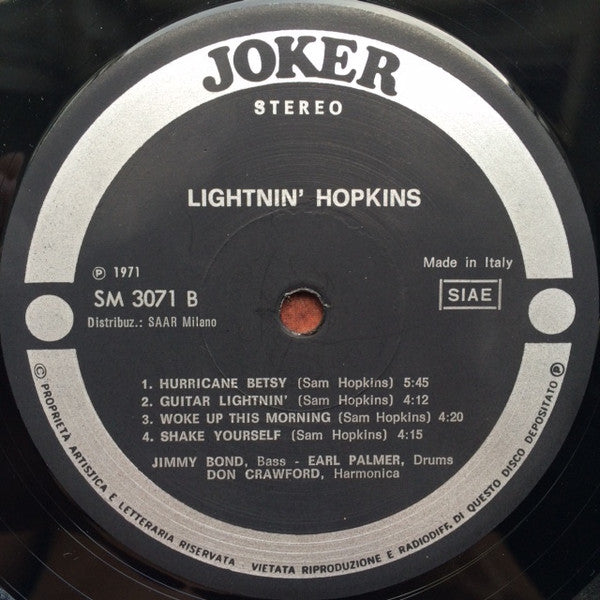 Lightnin' Hopkins - Il Blues
