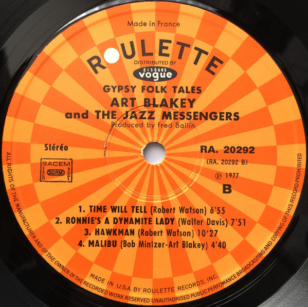 Art Blakey & The Jazz Messengers - Gypsy Folk Tales