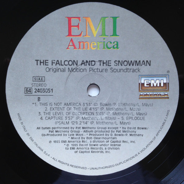 Pat Metheny Group - The Falcon And The Snowman (Original Motion Picture Soundtrack)