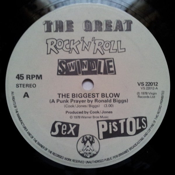 Sex Pistols - The Biggest Blow (A Punk Prayer By Ronnie Biggs) / My Way