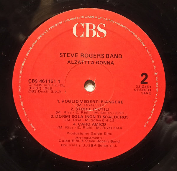 Steve Rogers Band - Alzati La Gonna