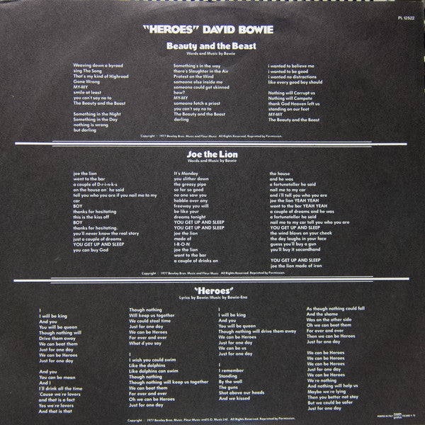 David Bowie - "Heroes"