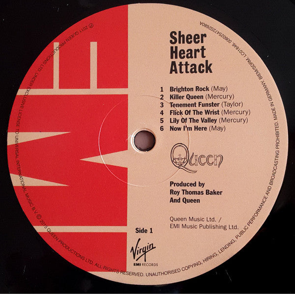 Queen - Sheer Heart Attack - (nuovo)