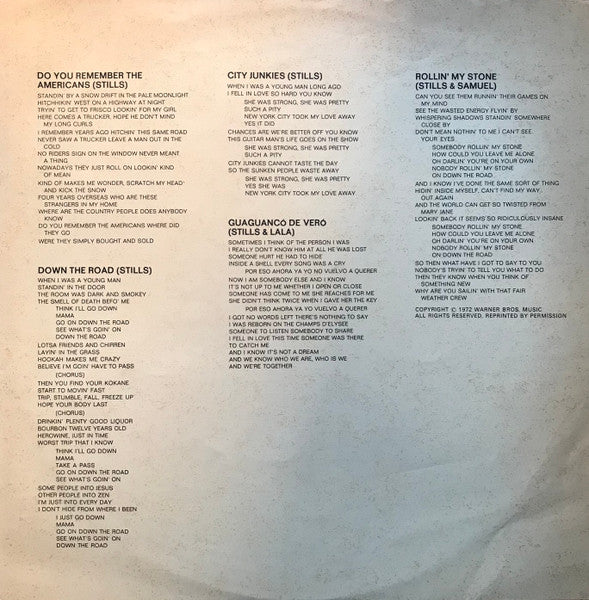 Stephen Stills - Down The Road
