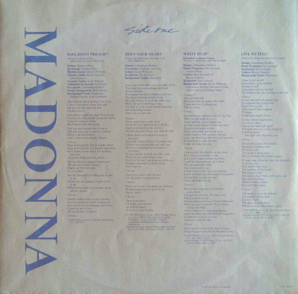Madonna - True Blue