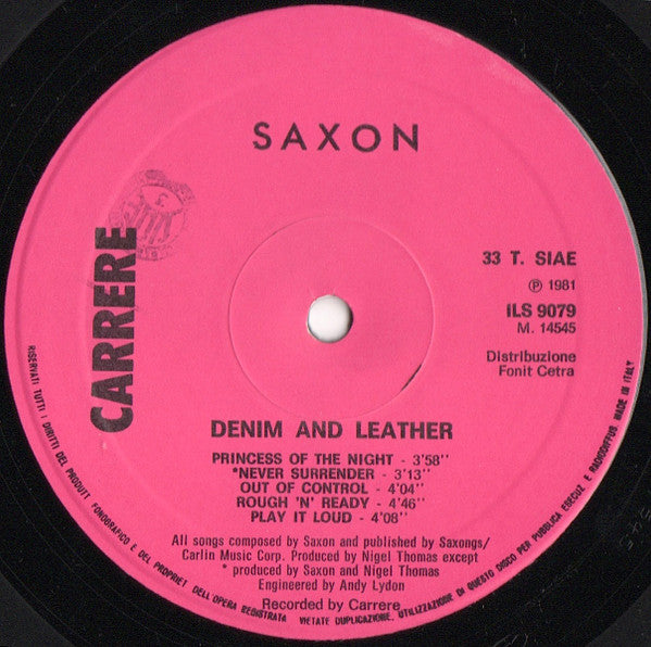 Saxon - Denim And Leather