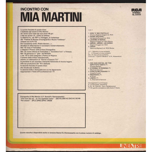 Mia Martini - Incontro Con Mia Martini