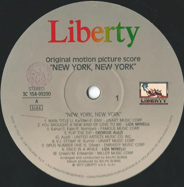 Various - New York, New York (Original Motion Picture Score)