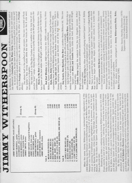 Jimmy Witherspoon - Mean Old Frisco