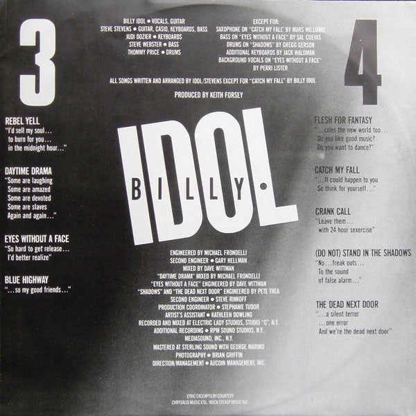Billy Idol - Rebel Yell