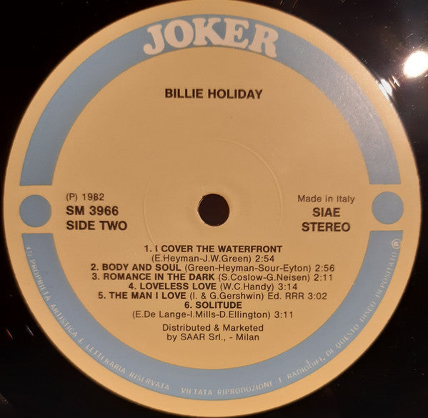 Billie Holiday - Billie Holiday