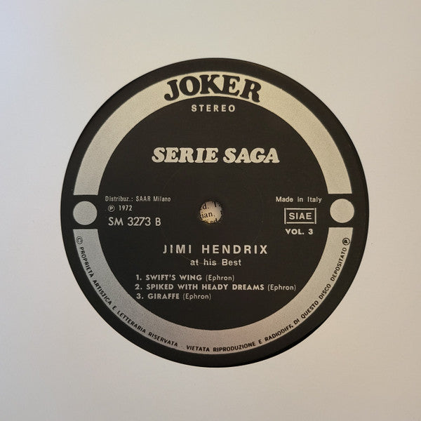 Jimi Hendrix - Jimi Hendrix At His Best (Volume 3)