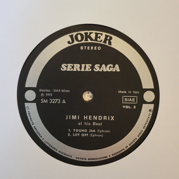 Jimi Hendrix - Jimi Hendrix At His Best (Volume 3)