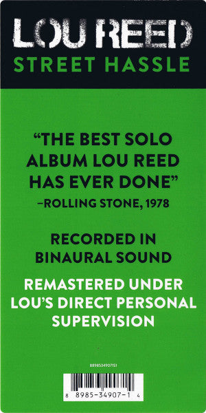 Lou Reed - Street Hassle (nuovo)