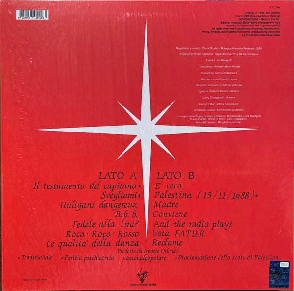 CCCP - Fedeli Alla Linea - Canzoni Preghiere Danze Del II Millennio - Sezione Europa (nuovo)