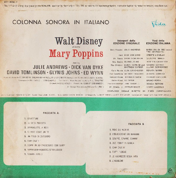 Various - Walt Disney's Mary Poppins In Italiano