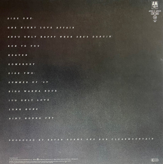 Bryan Adams - Reckless