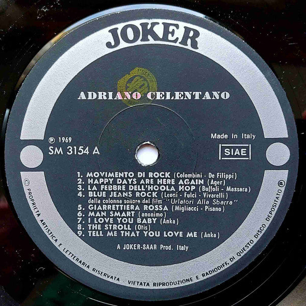 Adriano Celentano - 18 Successi Di Celentano