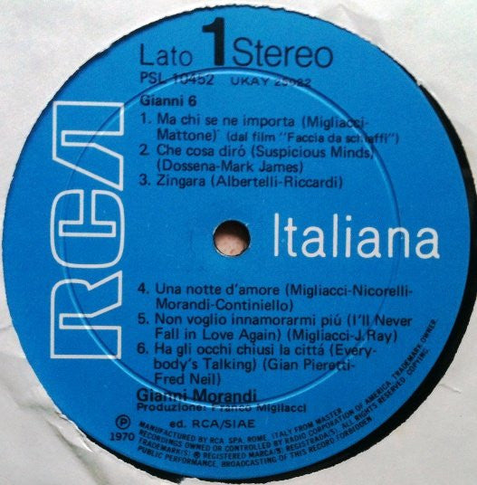 Gianni Morandi - Gianni 6