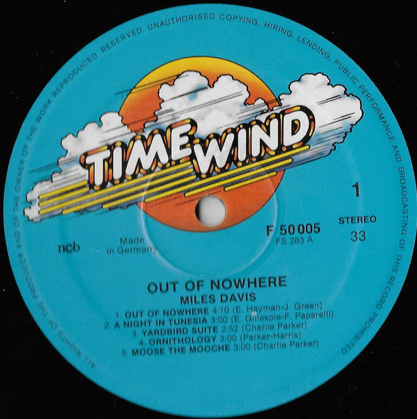 Miles Davis - Out Of Nowhere