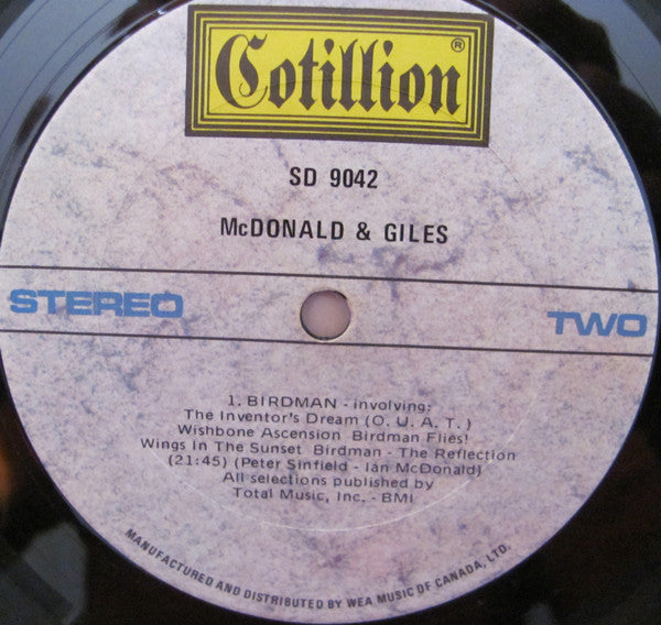 McDonald & Giles - McDonald And Giles