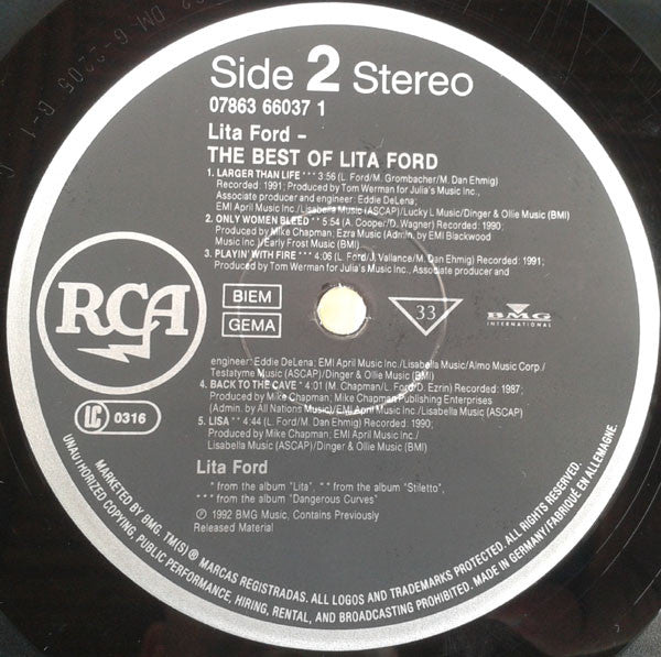 Lita Ford - The Best Of Lita Ford