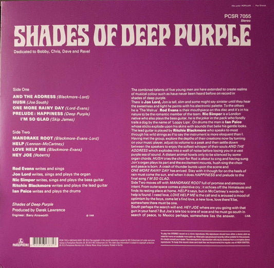Deep Purple - Shades Of Deep Purple (nuovo)