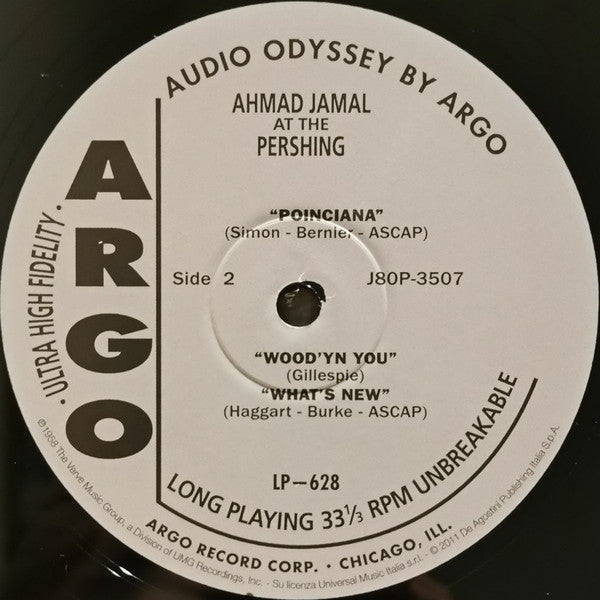 Ahmad Jamal Trio - Ahmad Jamal At The Pershing / But Not For Me - (sigillato)