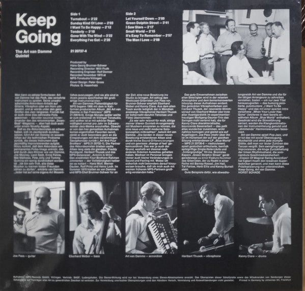 The Art Van Damme Quintet - Keep Going