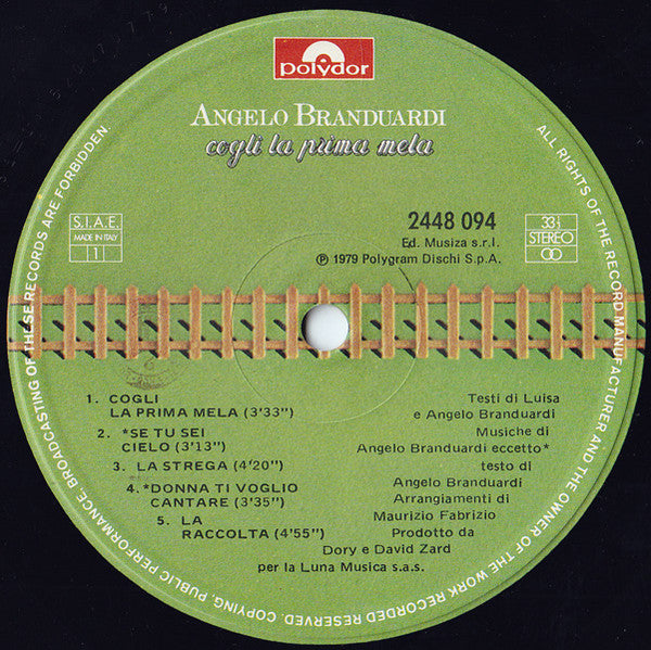 Angelo Branduardi - Cogli La Prima Mela