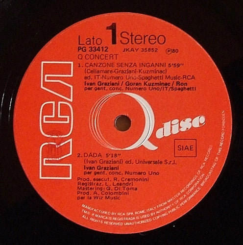 Graziani, Ron, Kuzminac – Q Concert