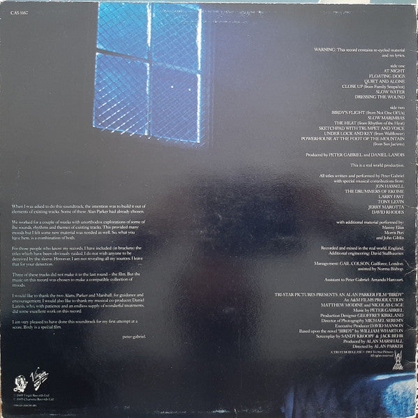 Peter Gabriel - Birdy