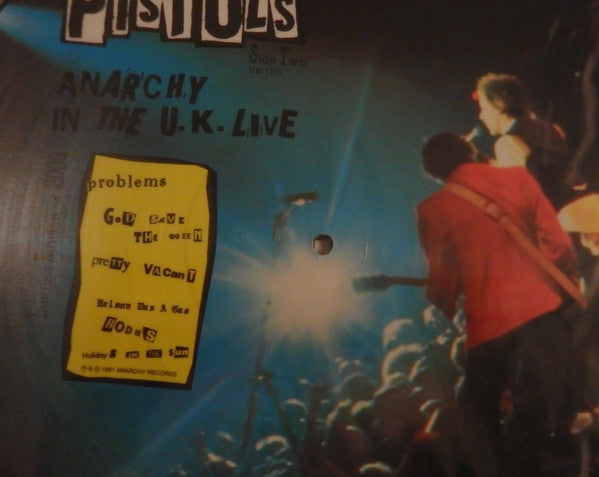 Sex Pistols - Anarchy In The UK - Live (picture disc)