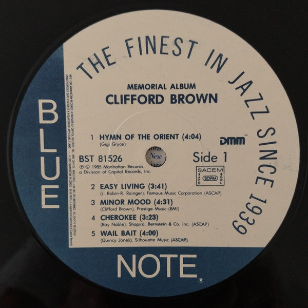 Clifford Brown - Memorial Album