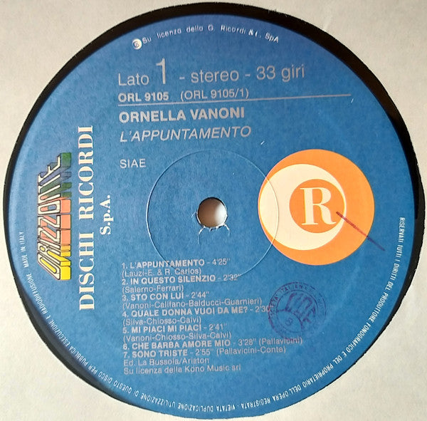 Ornella Vanoni - L'Appuntamento...
