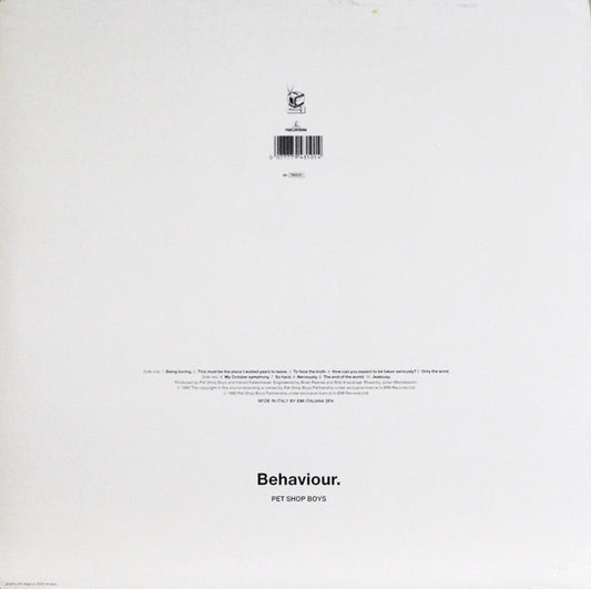 Pet Shop Boys - Behaviour