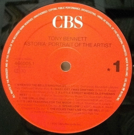 Tony Bennett - Astoria: Portrait Of The Artist