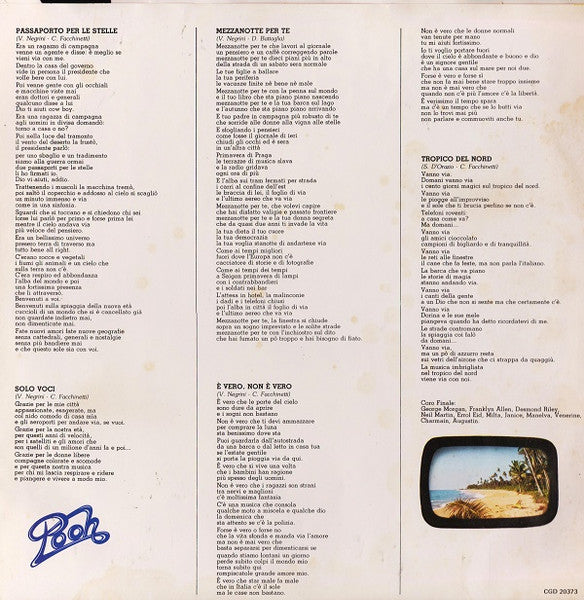 Pooh - Tropico Del Nord