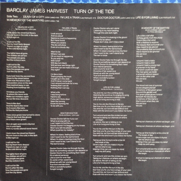 Barclay James Harvest - Turn Of The Tide