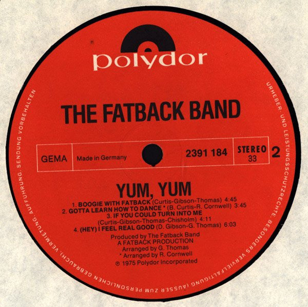 The Fatback Band - Yum Yum