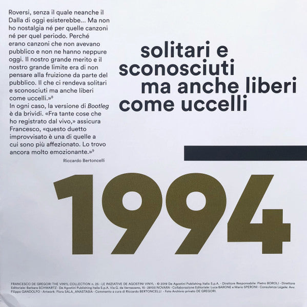 Francesco De Gregori - Bootleg