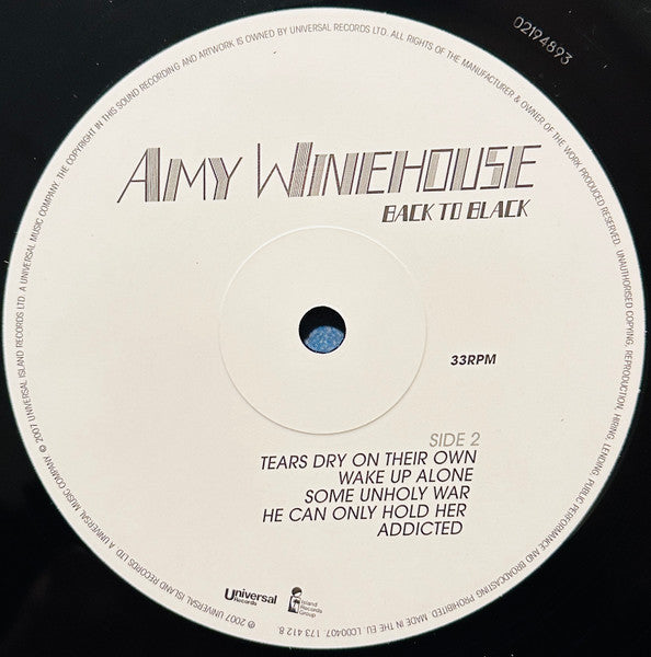 Amy Winehouse - Back To Black (nuovo)