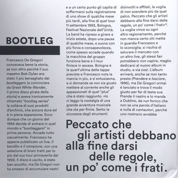 Francesco De Gregori - Bootleg